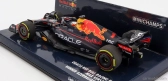 Minichamps Red bull F1 Rb18 Team Oracle Red Bull Racing N 1 Majster sveta Víťaz Azerbajdžan Gp 2022 Max Verstappen 1:43 Matná modrá žltá červená
