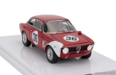 Tecnomodel Alfa romeo Giulia 1600 Sprint Gta N 36 Sebring 1966 John Rindt 1:43 červená