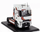 Eligor Renault T-line High Turbo Leader Tractor Truck 2-assi 2021 1:43 Bílá Hnědá Oranžová Šedá
