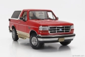 Greenlight Ford usa Bronco 1994 - Eddie Bauer Edition 1:18 Červená Zlatá Bílá