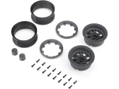 Axial disk kolesa 1.9" KMC Grenade Beadlock, sivý (2 ks)