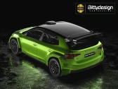 Karoséria číra ŠKODA Fabia RS Rally2 1/10 rally 190 mm, tvrdá 1,2 mm