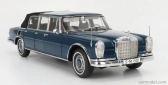 Cmc Mercedes Benz S-class 600 Pullman (w100) Landaulet Soft-top Semiconvertible 1969 1:18 Modrá