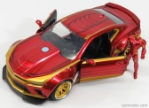 Jada Chevrolet Camaro Coupe s figúrkou Iron Mana 2016 1:24 červené zlato