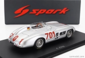 Spark-model Mercedes benz 300 Slr 3.0l S8 Team Daimler-benz Ag N 701 Mille Miglia 1955 K.kling 1:43 Strieborná