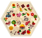 Hess Mozaiková farma Puzzle 24 dielikov