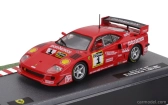 Edicola Ferrari F40 Lm 3.5l Turbo V8 N 1 Winner 6h Vallelunga Gold Cup 1996 Domenico Mimmo Schiattarella - Luciano Della Noce 1:43 Red