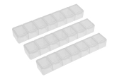 Box na díly 165x34x25 mm (7 přihrádek), 3 ks