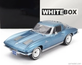 Whitebox Chevrolet Corvette (c2) Stingray 1963 1:24 Light Blue Met