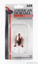American diorama Figures Man Basketball 1:24 Růžová Červená Černá