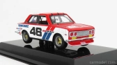 Bburago Datsun 510 Bre N 46 Racing 1972 1:43 Bílá Modrá Červená