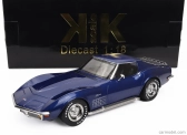 Chevrolet Corvette C3 1972 v mierke Kk - s odnímateľnou strechou 1:18 modrá