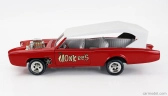Autoworld Pontiac Gto Convertible Monkeemobile - The Monkees 1966 1:18 Červená Bílá