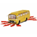 RC autobus Mercedes-Benz O 302 Autobus Deutsche Post, žltý
