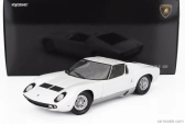 Kyosho Lamborghini Miura P400 1968 1:18 Bílé Stříbro