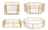 2Kids Toys Dětská dřevěná ohrádka XXL