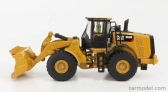 Dm-models Caterpillar Cat966m Ruspa Gommata - Scraper Tractor Wheel Loader 1:87 Žlutá Černá