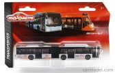 Majorette MAN Lion's City 6 Autobus Snodato A Soffietto 2010 1:64 Stříbrná Černá Oranžová