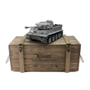 TORRO tank PRO 1/16 RC Tiger I skoršia verzia sivá kamufláž – infra IR – dym z hlavne