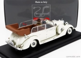Rio-models Mercedes benz 770k Cabriolet 1938 With Eva Braun And Ss Military Guard Figures 1938 1:43 Bílá