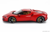 Bburago Ferrari 296 Gtb Hybrid 830hp V6 2021 – Exclusive Carmodel 1:18 Rosso Corsa – červená