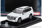 Zapaľovanie-model Toyota Land Cruiser (ja300w) Zx 2023 - Čierno-červený interiér 1:64 White Pearl