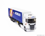 Eligor Scania S500 Truck Semi-frigo Ageneau Transports 2020 1:43 Biela Modrá