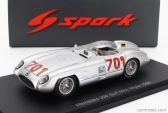 Spark-model Mercedes benz 300 Slr 3.0l S8 Team Daimler-benz Ag N 701 Mille Miglia 1955 K.kling 1:43 Strieborná
