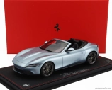 Bbr-models Ferrari Roma Spider Open 2020 - Con Vetrina - With Showcase 1:18 Grigio Alloy - Šedá