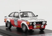 Trofeu Ford england Escort Mkii N 28 Rally Rac Lombard 1980 S.van Der Merwe - F.boshoff 1:43 Biela červená