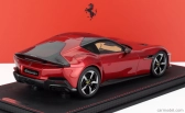 Bbr-models Ferrari 12cilindri V12 830cv Panoramic Roof 2024 - Con Vetrina - With Showcase 1:18 Rosso Fuoco - Červená S Černou