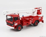 Edicola Renault Jp11 Truck Scala Crane Elevator Cestello Sapeurs Pompiers 1977 1:43 červená biela