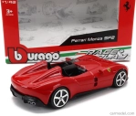 Bburago Ferrari Monza Sp2 2018 1:43 Rosso Corsa červená
