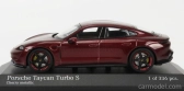 Minichamps Porsche Taycan Turbo S Cross 2020 1:43 Red Met
