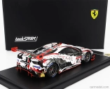 Looksmart Ferrari 488 Gt3 Evo 3.9l Turbo V8 Team Wtm Phoenix Racing N 22 24h Nurburgring 2021 Indy Dontje - Daniel Keilwitz - Jochen Krumbach - Georg Weiss 1:43 Biela červená čierna