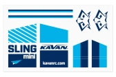KAVAN Sling - sada nálepek