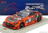 Spark-model Mercedes Benz Amg Gt3 Evo 6.2l V8 Team Crowdstrike Riley N 4 Winner Pro-am Class 24h Spa 2024 George Kurtz - Ian James - Nicky Catsburg - Colin Braun 1:43 Orange Grey