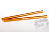 Hliníkové vzpěry/sloupky 6x98mm oranžové (2 ks.)
