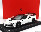 Bbr-models Ferrari Sf90 Xx Stradale 2024 - Con Vetrina - S vitrínou 1:18 Bianco Cervino - Biela čierna