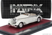 Modely v mierke Matrix Maybach Zeppelin Ds8 Cabriolet Open 1934 1:43 White
