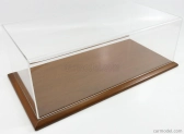 Atlantic Vetrina display box Molsheim Base In Legno - Wood Mahogany Base - Lungh.lenght Cm 51 X Largh.width Cm 24 X Alt.height Cm 19 (altezza Interna 15.3 Cm ) 1:12 Plastový Displej