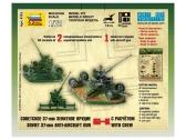 Zvezda figúrky – sovietsky protilietadlový kanón 61-K (1:72)