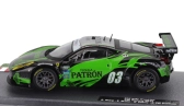Edicola Ferrari 458 Italia 4.5l V8 Grand-am Team Extreme Speed Motorsport N 03 24h Daytona 2012 Scott Sharp - Ed Brown - Johannes Van Overbeek - Guy Cosmo 1:43 Zelená čierna