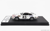 Trofeu Porsche 911s Coupe Team C.laurent N 45 24h Le Mans 1971 Claude Laurent - Jacques Marche 1:43 Bílá Červená