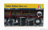 Italeri Accessories Set 8x Rubber Tires For Truck 1:24 /
