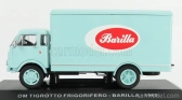 Edicola Om fiat Tigrotto Truck Frigorifero Barilla 1965 1:43 Veľmi svetlá zelená