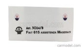 Officina-942 Fiat 615n Van Assistenza Team Scuderia Maserati 1952 1:76 /