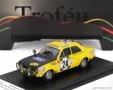 Trofeu Ford england Escort Mk1 (night Version) N 24 Rally East African Safari 1973 Pyara Singh Bhachu - Nirmal Singh Bhachu 1:43 Žlutá Černá