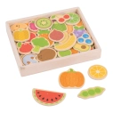 Bigjigs Toys Magnety na ovocie a zeleninu