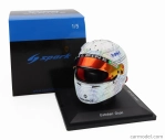 Spark-model Bell helmet F1  Casco Helmet Renault A523 Team Bwt Alpine N 31 British Gp 2023 Esteban Ocon 1:5 Bílá